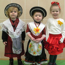 St David&rsquo;s Day dress up at Caego Day Nursery